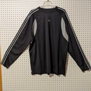 Adidas Mens Long Sleeve ATS Cool Black & Gray XXL